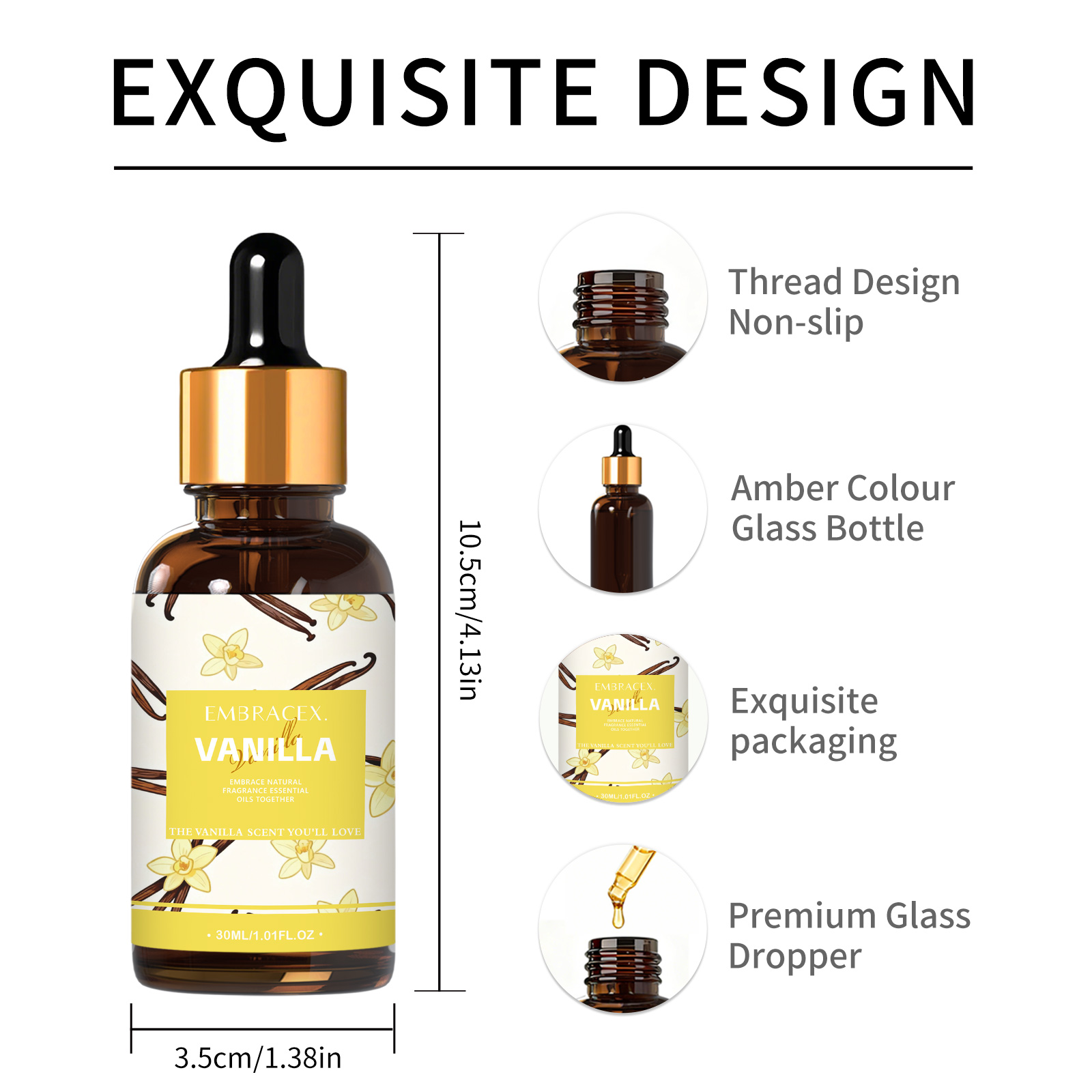 30ml Vanilla Essential Oil For - Home Fragrance Gift recension och pris