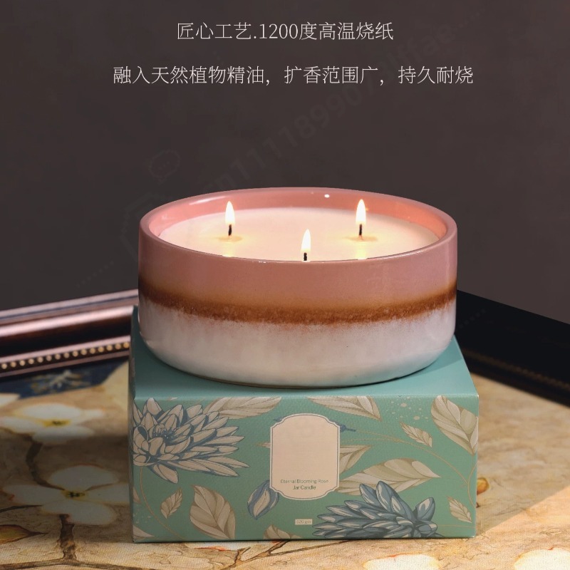 Large Ceramic Jar Scented Cand - Home Fragrance Large recension och pris