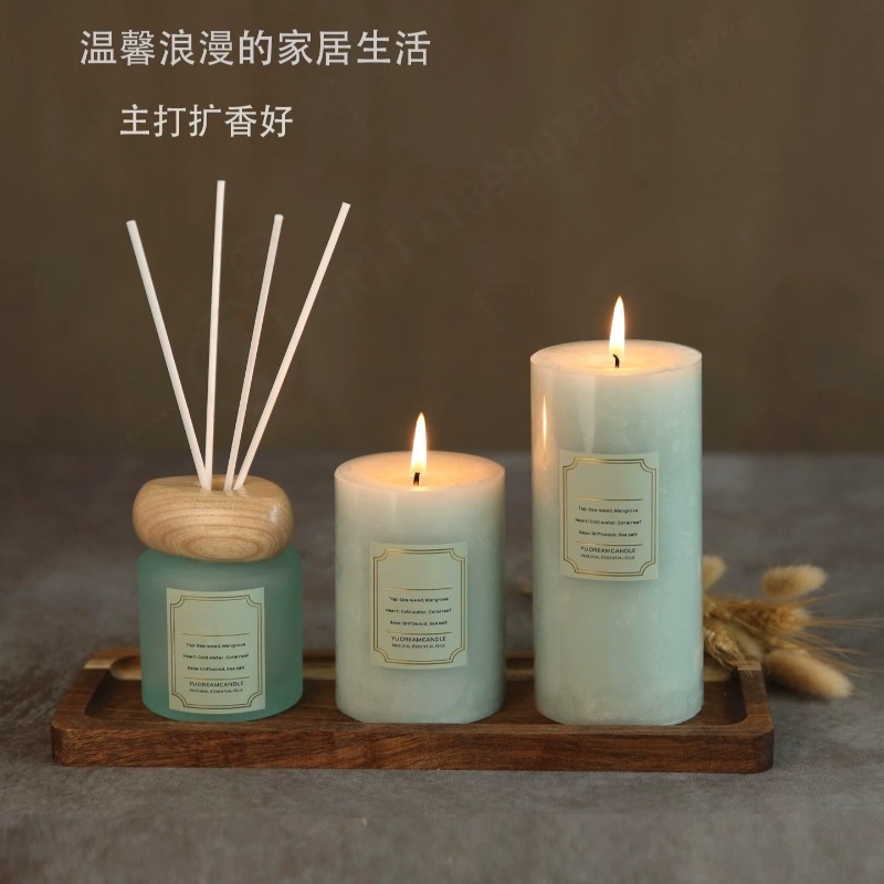 Large Glass Scented Candle Gif - Home Fragrance Large recension och pris