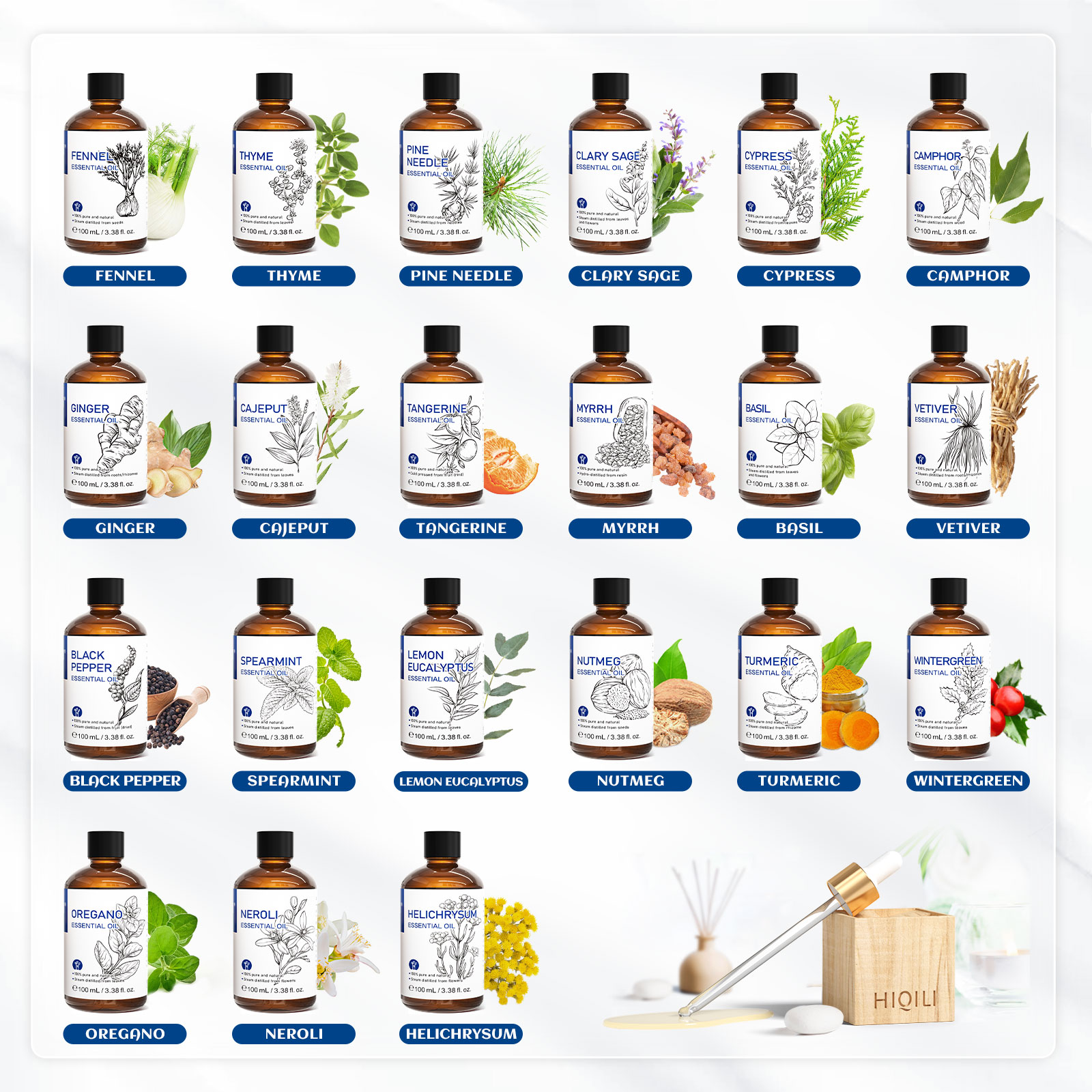 HIQILI 100% Natural,100mL Esse - Home Fragrance Units recension och pris