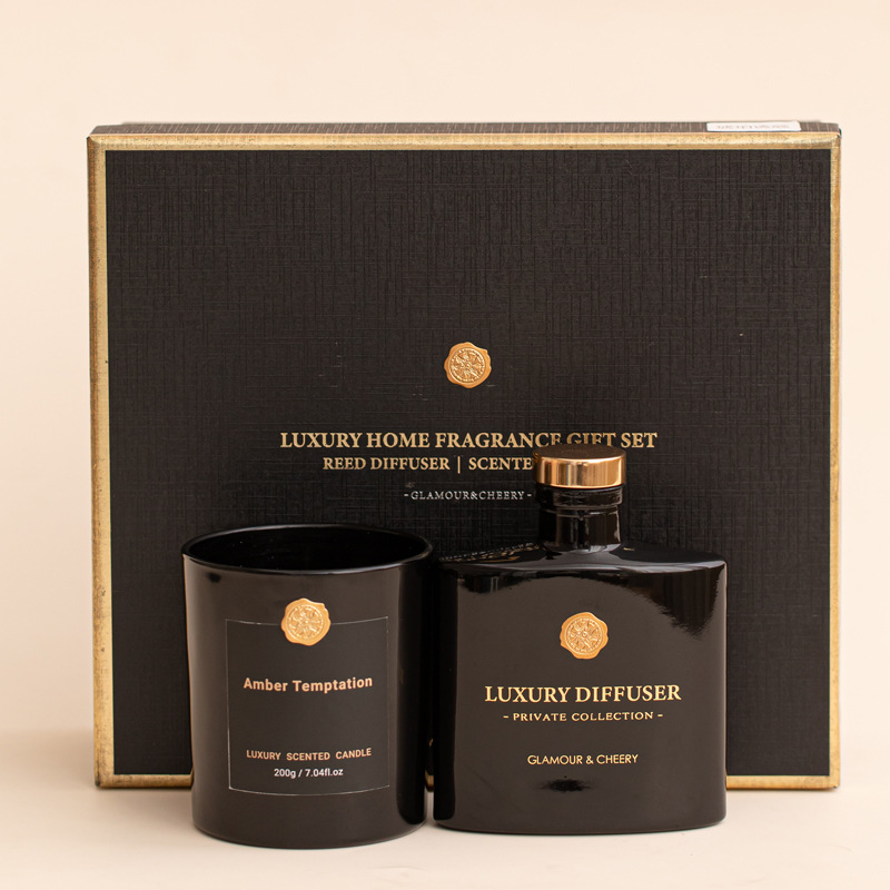 Reed Diffuser & Scented Candle - Home Fragrance Set Gift recension och pris